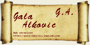 Gala Alković vizit kartica